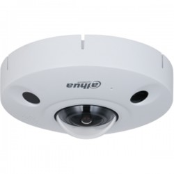 12.0Mpx 180° Fish-Eye Вграден Микрофон IP Куполна Камера DAHUA IPC-EBW81242-AS