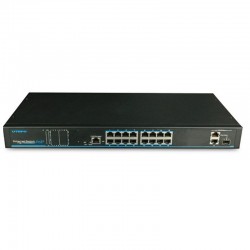 PoE Суич за 16 броя IP Камери- UTEPO UTP1-SW16-TP300