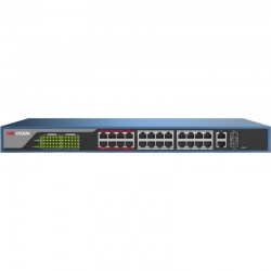 Управляем (smart managed) PoE Switch за 24 броя IP Камери - HIKVISION DS-3E1326P-EI