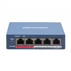 Управляем (smart managed) PoE Switch за 4 броя Камери - HIKVISION DS-3E1105P-EI