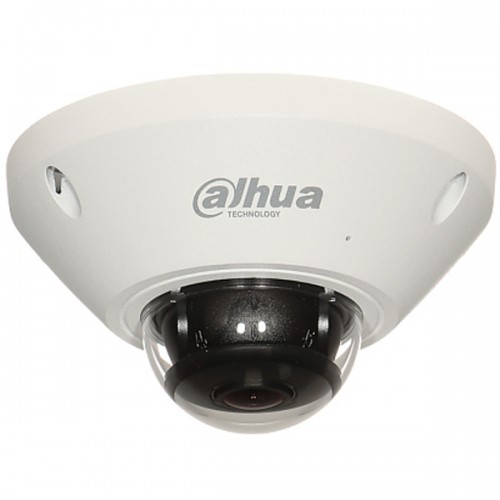 5Mpx 180° Fish-Eye Вграден Микрофон IP Куполна Камера DAHUA IPC-EB5541-AS