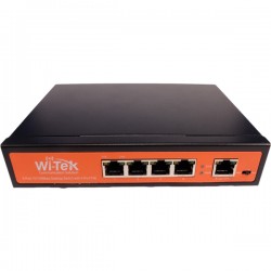 4-Портов PoE Switch WI-TEK  WI-PS205