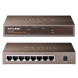 8-портов PoE суич за захранване на IP камери за видеонаблюдение, TP-Link