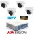 FULL HD 2.0Mpx Комплект за видеонаблюдение Hikvision с 4 бр. HD-TVI Куполни Камери и Хибриден Рекодер