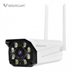 Безжична Wi-Fi Камера с Вграден Микрофон, Говорител и Алермена светлина VSTARCAM CS550