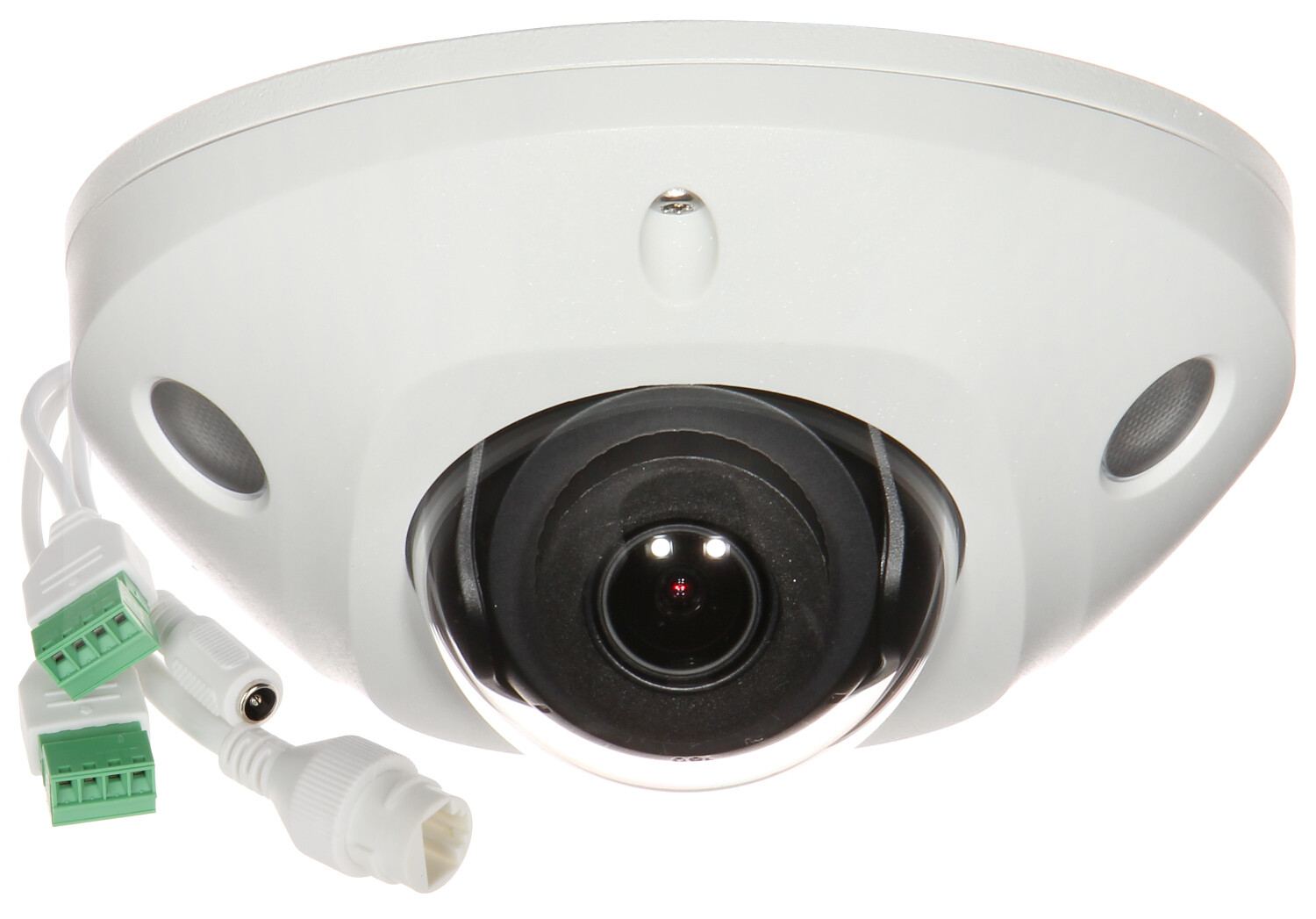Hikvision 4MP IP куполна камера с двоен микрофон и IR