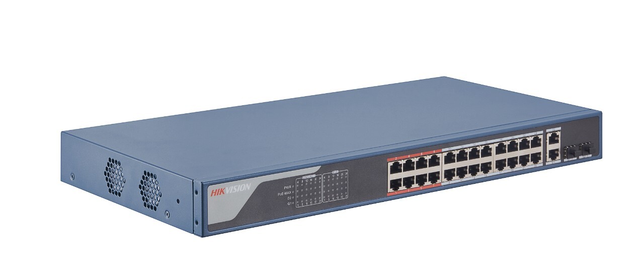 Hikvision 26 портов управляем PoE мрежов комутатор DS-3E1326P-EI