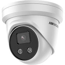 Hikvision 8MP 4K UltraHD IP куполна камера с микрофон