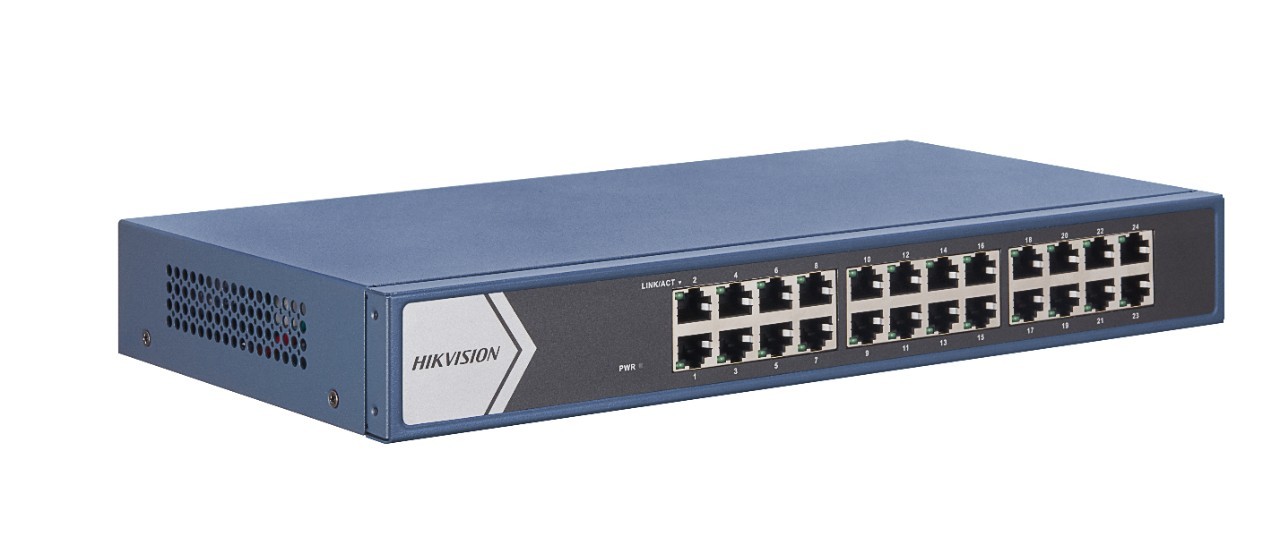 Hikvision 24 портов гигабитов агрегиращ мрежов комутатор DS-3E1524-EI-V3