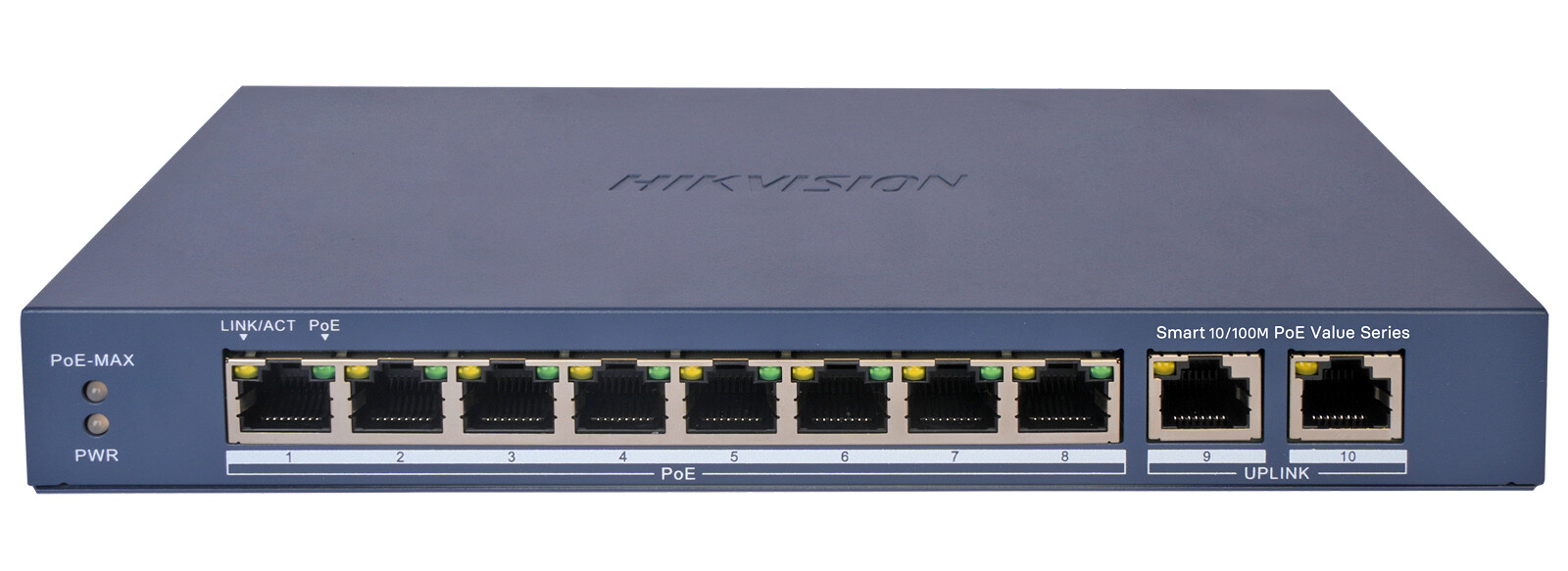 HIKVISION DS-3E1310P-EI-M 10-портов PoE Smart комутатор
