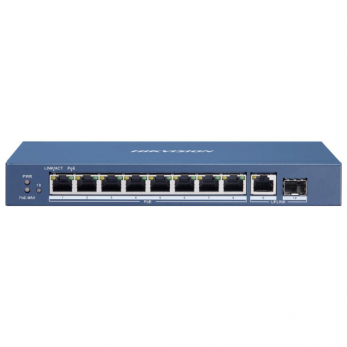 HIKVISION DS-3E0510P-E 10-портов PoE гигабитов комутатор