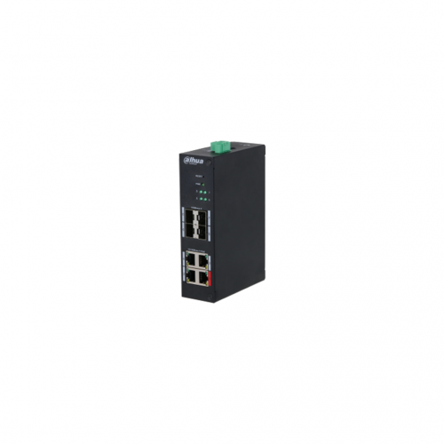 DAHUA HS4408-4ET-96 6-портов управляем индустриален PoE комутатор