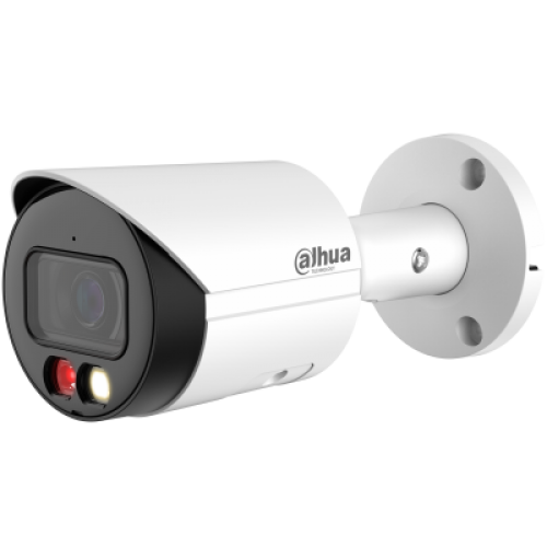 DAHUA 4MP IP Булет Камера с IR и Бяла LED Подсветка