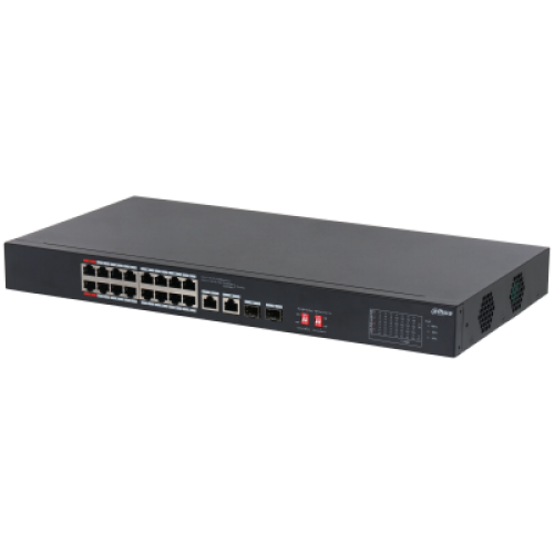 DAHUA S3218-16ET-135 18-портов PoE комутатор с 135W мощност