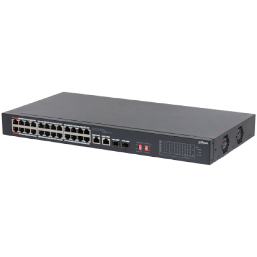 DAHUA 26-портов PoE комутатор S3226-24ET-240 с 240W мощност