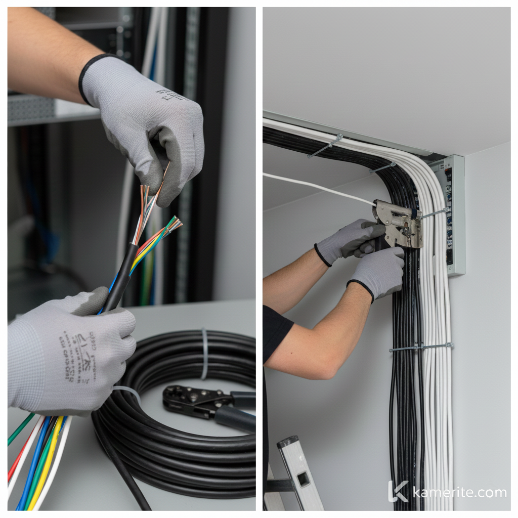 Монтаж/Полагане на кабел ВЪНШНО